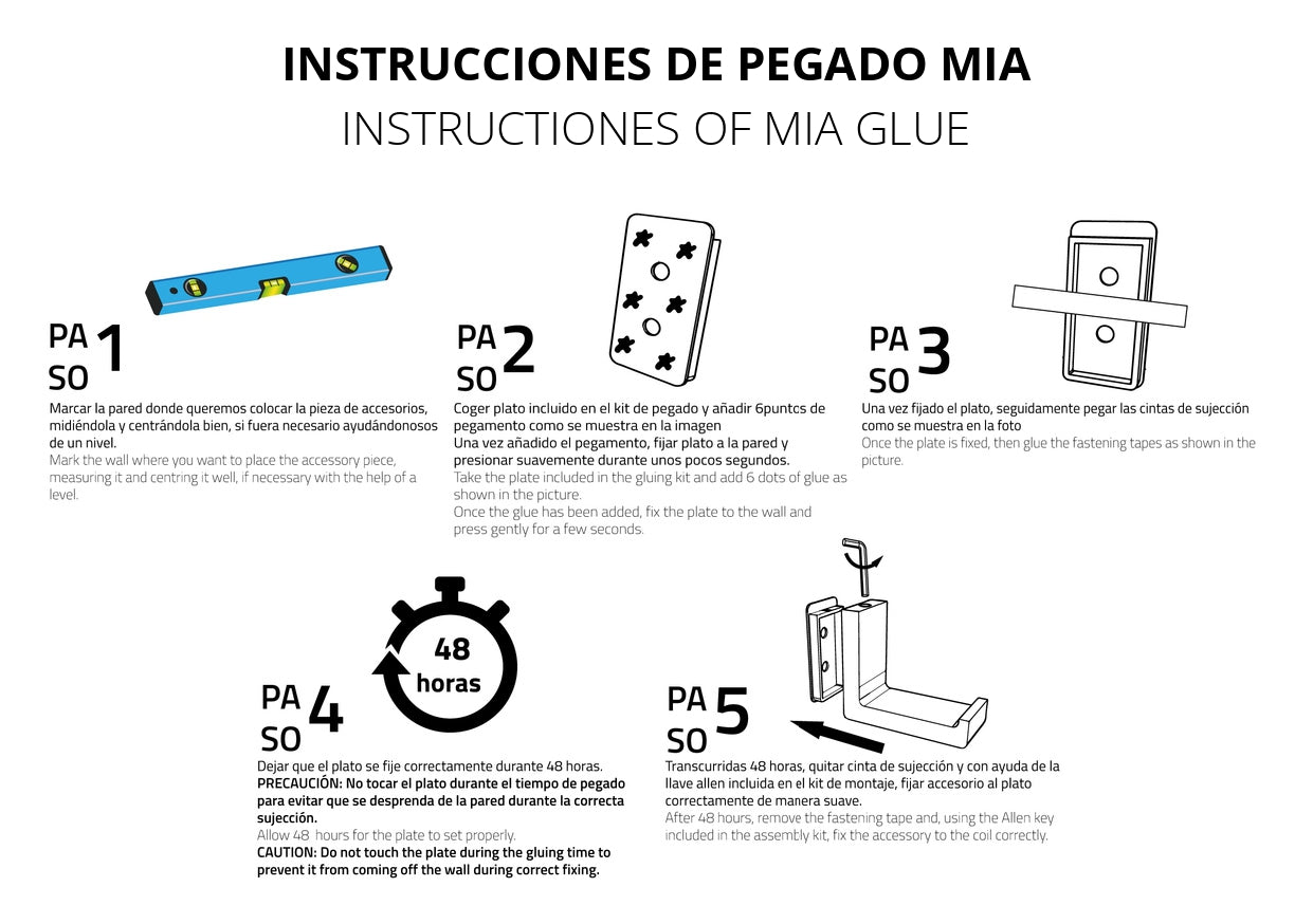 Portarrollos Cromado de Zamak y Latón, Negro