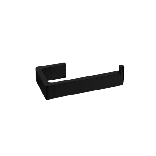 Portarrollos Cromado de Zamak y Latón, Negro